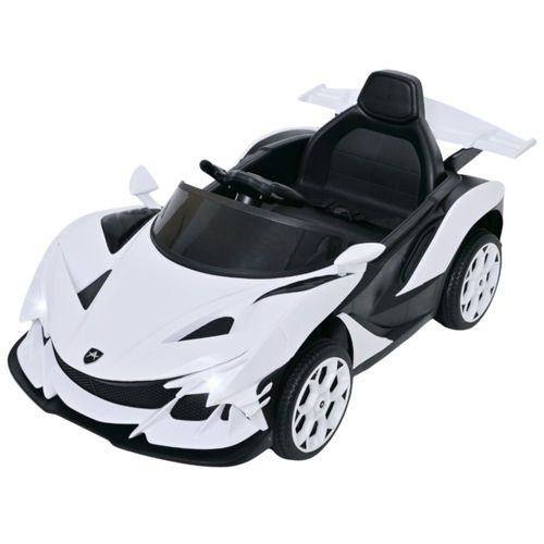 Carro Montable Eléctrico De Niños B011 Apollo Con Sonido Blanco