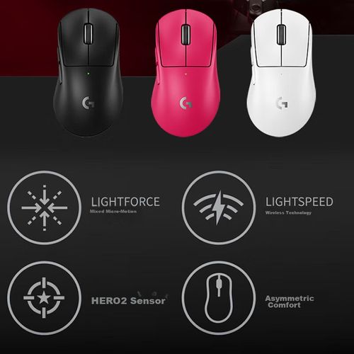 Mouse Inalámbrico Logitech G Pro X Superlight 2 Rosa