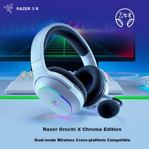 Audífonos Inalámbricos Razer Barracuda X Chroma Blanco