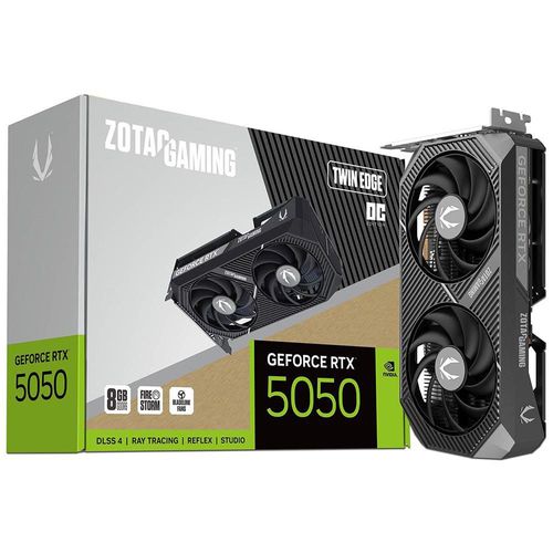 Tarjeta de Video NVIDIA GeForce RTX 5050 Zotac Twin Edge OC, 8GB GDDR6