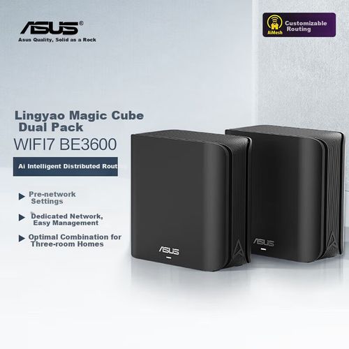 Router Asus Lyra Cube Wifi 7 Dual Band Malla 2.5G Gigabit