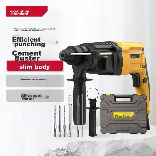 Taladro Impacto Eléctrico Deli Dl-Dc26-J3 850W 220V