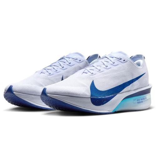 Tenis NIKE Vaporfly Next% 4 Marfil Blanco y Azul Para Hombre