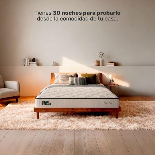 Colchón king color dreams | memory foam 23cm | caja