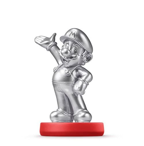 Mario - Silver Amiibo (Super Mario Bros Series)