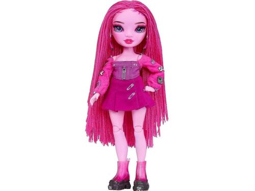 Rainbow High Shadow High Serie 3 - Pinkie - Muñeca de Moda Rosa - Outfit a la Moda y más de 10 Coloridos Accesorios para Jugar -