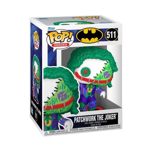 Funko Pop Patchwork, The Joker​, DC Comics- Figura de Vinilo Coleccionable, Idea de Regalo, Mercancia Oficial, Juguetes para Niñ