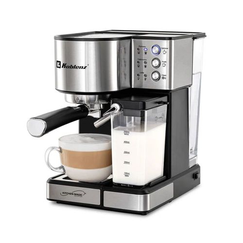 Cafetera Koblenz CKM-1350 IN Espresso & Latte Silver