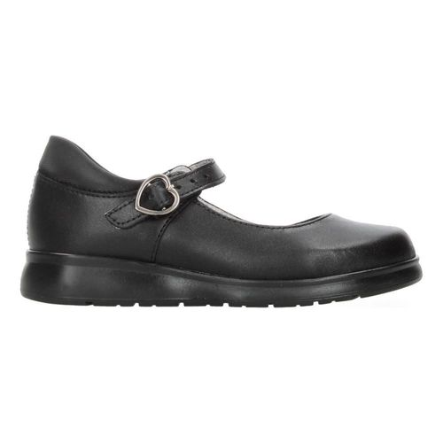 Zapato escolar yuyin negro hebilla ajust