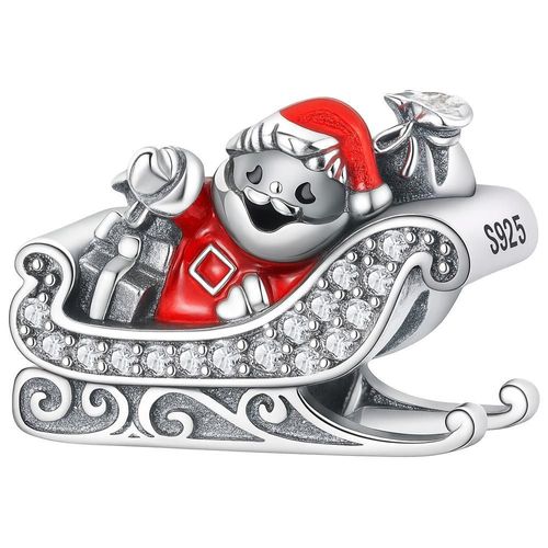 Charm Papá Noel trineo MXXSX-001 XmasClaus02 Abalorio Papá Noel