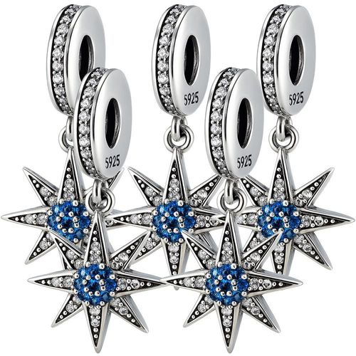 Dije navideño elegante MXXST-005 XmasStar01 Dije plata ley 925