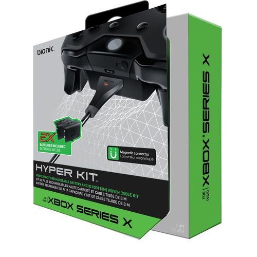 Baterías recargables para xbox series x & s hyperkit bionik