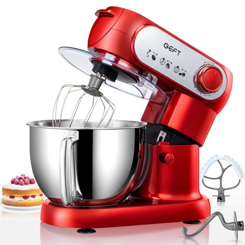 Batidora de pie, 6 cuartos de galón 600 W de cabeza inclinable, mezclador eléctrico de 6+P de velocidad de cocina con tazón de a