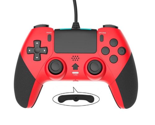 Gamepad con cable para Playstation 4 con botones de programación avanzados, doble vibración, palanca de mando para PS4/PS4 Slim/