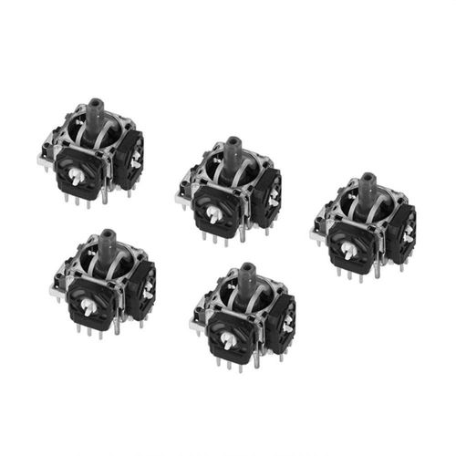 ASHATA 5Pcs Pieza de Repuesto del Módulo de Sensor Analógico de Joystick 3D para 4 Controlador