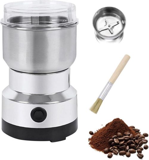 Molino de Cafe Electrico, Molino para Cafe de Grano, Multifunción, Con un Cepillo, Molino de Especias y Granos, Rectificación de