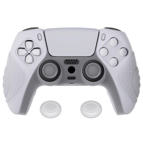 eXtremeRate PlayVital Guardian Edition Funda de Silicona de Tacto Suave para ps5 Mando, Carcasa Antideslizante de Protección par