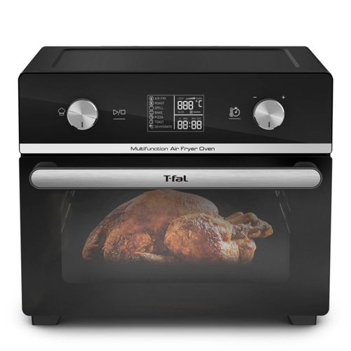 T-fal Horno Freidora de aire, 6 funciones automáticas, Capacidad de 20L, Panel Digital, Programas Automáticos, FW6058X0