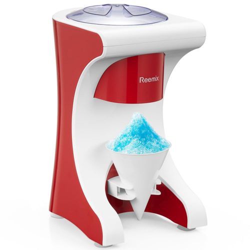 Máquina de hielo afeitado, máquina de cono de nieve, máquina de granizado Reemix para cono de nieve, bolas de nieve, cócteles co