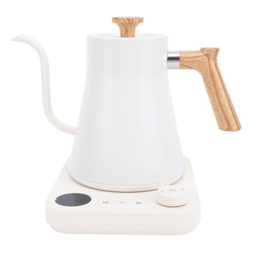 Mumusuki Hervidor Eléctrico de Cuello de Cisne, Tetera de Acero Inoxidable de 1200 W con Control Preciso de Temperatura, Hervido