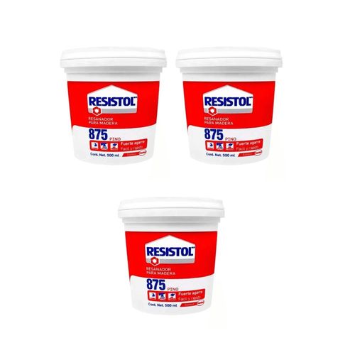 Pack 3 resistol 875 pino 500 ml