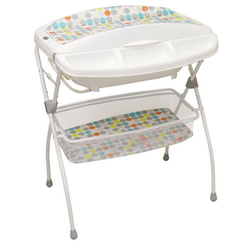 Bañera bebe con base prinsel charola cambiador plegable