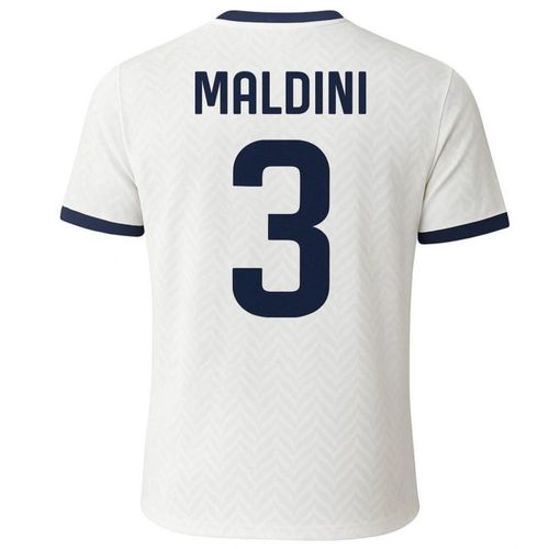 Increible! Jersey Playera Paolo Maldini 3 Azurri Edicion Especial 2026 Visita Blanca