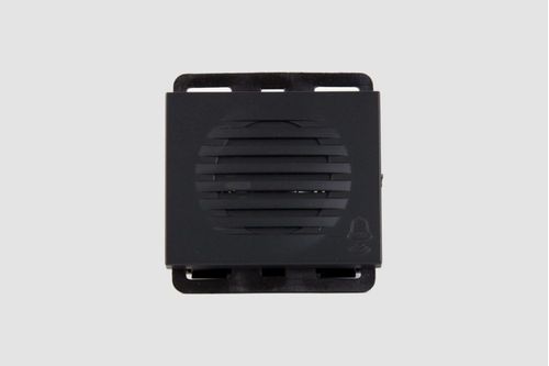 Leviton Módulo timbre MODUL-23N, Línea Stalo & Kristalo, 2/3 pulgada, Negro mate