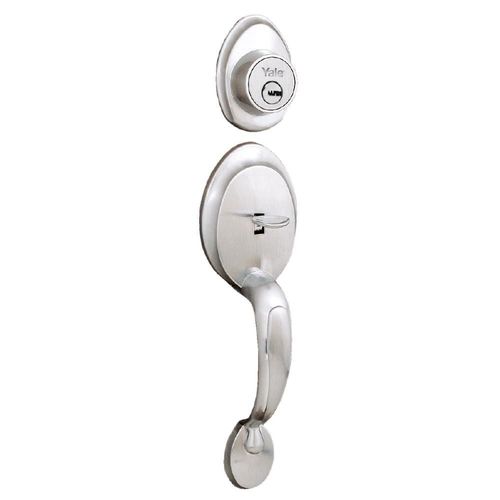 Yale MX80875 Gatillo Normal Venecia Llave-Llave, Niquel Satin