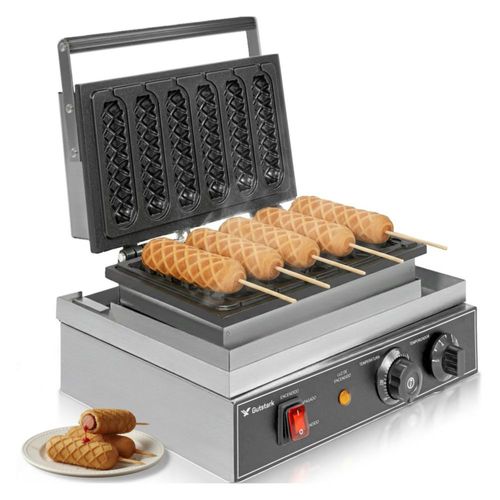 Maquina para Banderillas Gutstark Comercial Industrial con Control de Temperatura Equipo Profesional para Negocio Cocina Rapida Acero Resistente