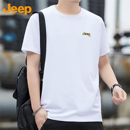 Playera Jeep Blanca Para Hombre