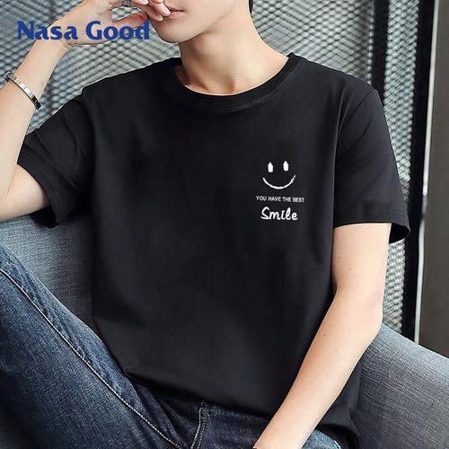 Playera Nasa Good Negro Para Hombre