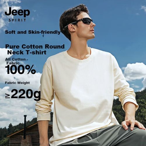 Playera Manga Larga Jeep Spirit Para Hombre