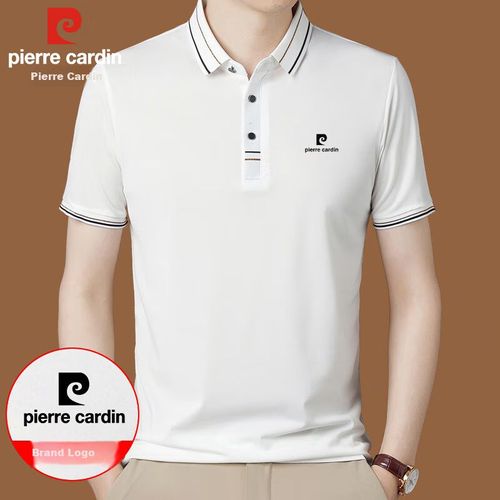 Playera Pierre Cardin Polo Blanca Para Hombre
