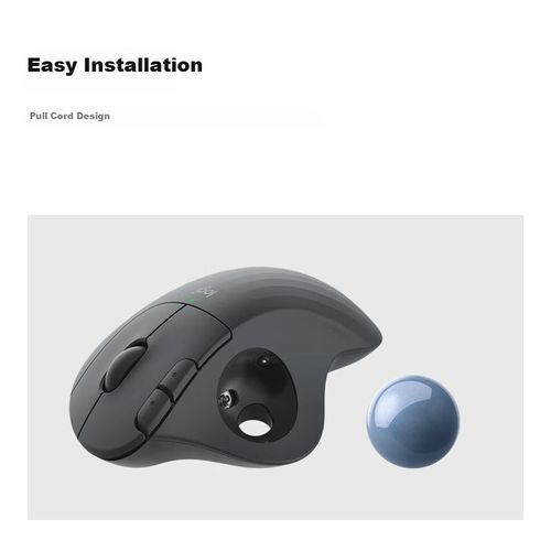 Ratón Trackball Inalámbrico Logitech Ergo M575 Ergonómico