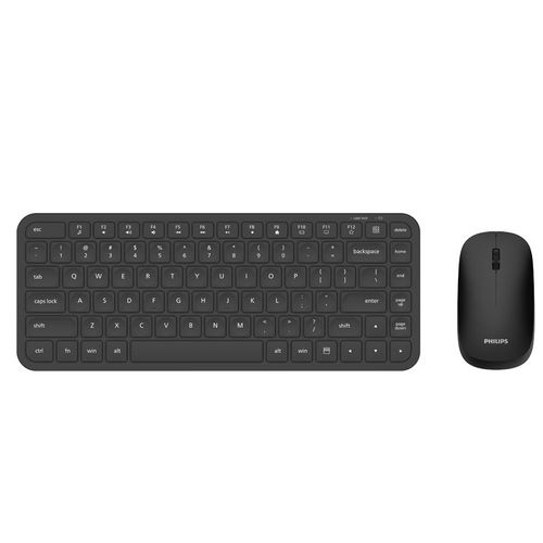 Combo Teclado Y Ratón Inalámbrico Philips 2.4 Ghz Para Oficina
