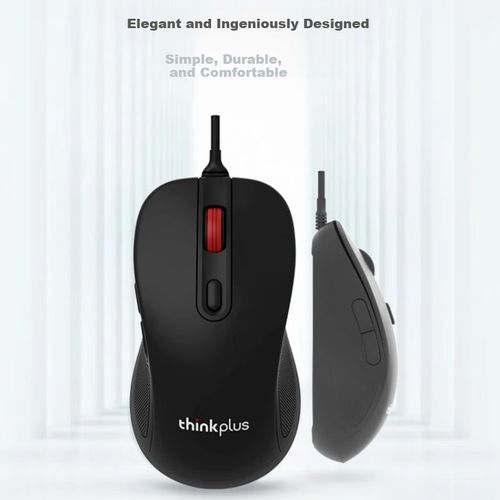 Mouse Con Cable Thinkplus M10Pro Ergonómico Para Oficina