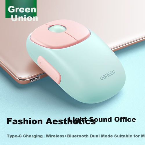 Ratón Inalámbrico Ugreen Recargable Con Modo Dual Bluetooth Y 2.4 Ghz