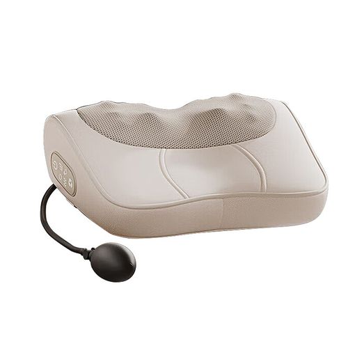 Almohada Masajeadora Aux Con Calor Y 4 Modos Para Cuello Y Espalda