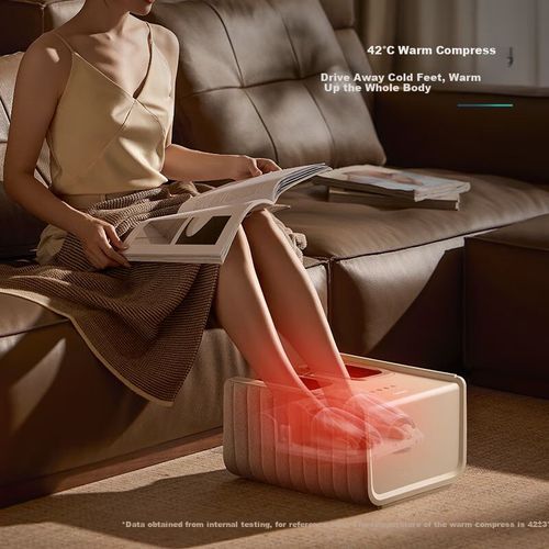 Masajeador De Pies Philips Con Masaje De Bolsas De Aire Y Calor Terapéutico