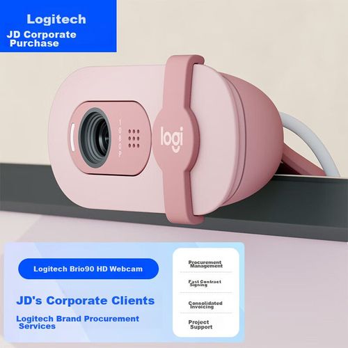 Cámara Web Logitech Brio 90 Hd 1080P Con Micrófono Y Cancelación De Ruido