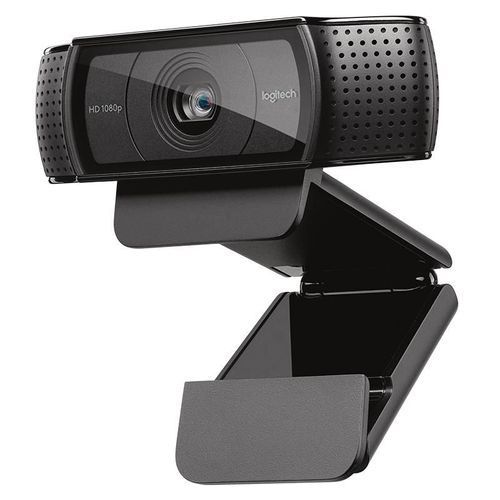Webcam Hd Logitech Con Micrófono Y Enfoque Automático