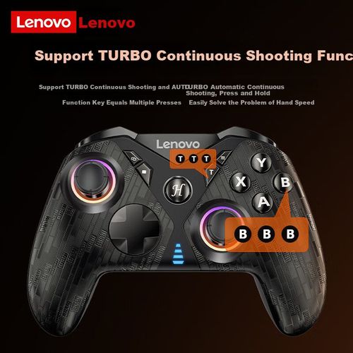 Control Inalámbrico Lenovo S05 Con Bluetooth Y Gatillos Hall Para Juegos Multiplataforma