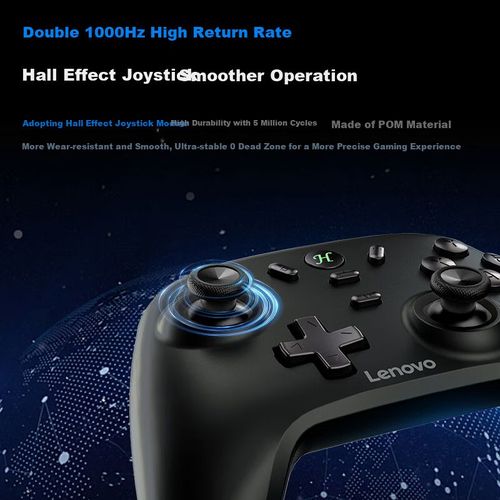 Controlador Inalámbrico Lenovo S07 Con Base De Carga Para Nintendo Switch Y Pc