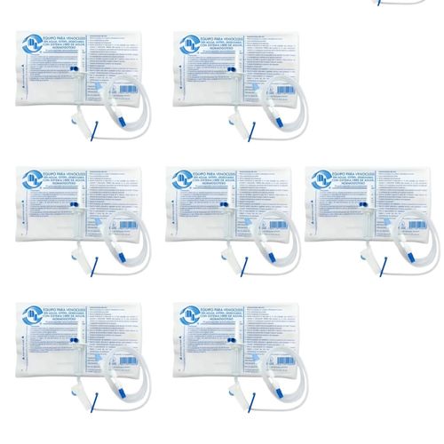 KIT 10 EQUIPO PARA VENOCLISIS CON AGUJA, ESTÉRIL, DESECHABLE, NORMOGOTERO