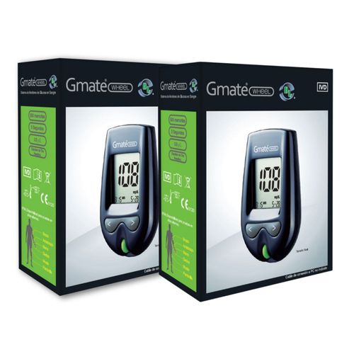 KIT 2 GLUCOMETGROS GMATE WHEEL