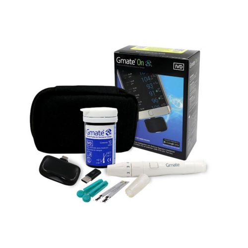 KIT GLUCOMETRO ON + TIRAS + LANCETA