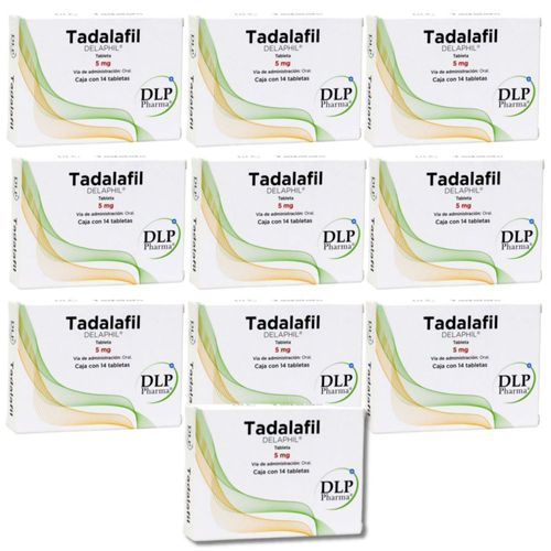 KIT 10 DELAPHIL (TADALAFIL 5MG) CON 14 TABLETA