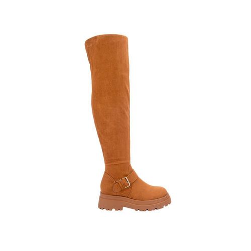 BOTA EXTRA LARGA DAMA TIERRA BENDITA SUELA TRACK 1149475 COLOR CAMEL