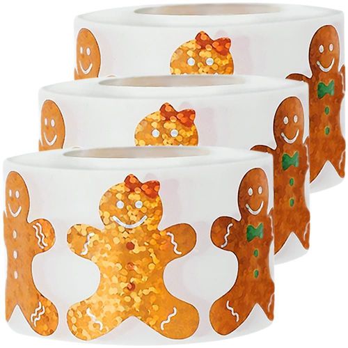 Stickers Alta Calidad MXGIG-003 GingletGlitter Calcomanías Muñeco de Jengibre